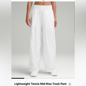 Lululemon lightweight tennis mid rise track pant